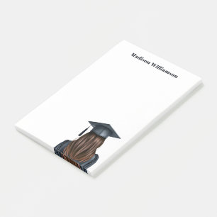 Personalized Modern Graduation Female Graduate Post-it Notes
