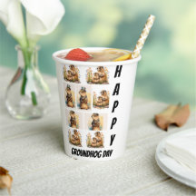 Personalized Modern Groundhog Day 9 Photo Collage