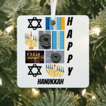 Personalized Modern Hanukkah 9  Photo Collage  
