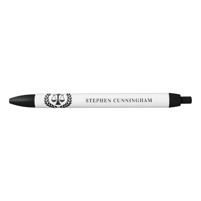Personalized Modern Law School Graduation Pen (Front)