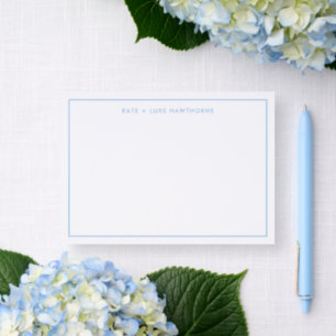 Personalized Modern Letterpress Photo Cards