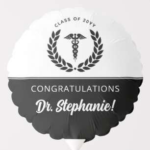 Personalized Modern Medical School Graduation Balloon