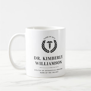Personalized Modern Medical School Graduation Coffee Mug