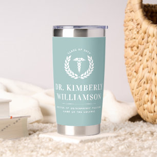 Personalized Modern Medical School Graduation Insulated Tumbler