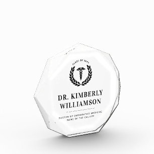 Personalized Modern Medical School Graduation Photo Block