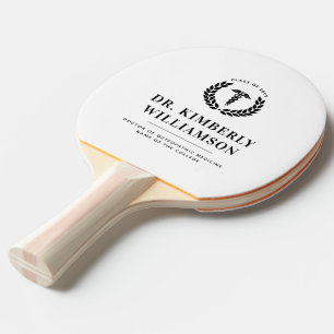 Personalized Modern Medical School Graduation Ping Pong Paddle