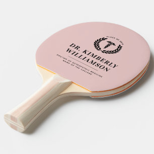 Personalized Modern Medical School Graduation Ping Pong Paddle
