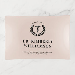 Personalized Modern Medical School Graduation Trinket Tray