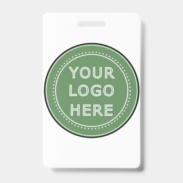 personalized Modern, Minimalist, & Elegant  Badge (Front)