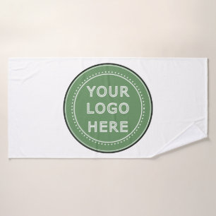 personalized Modern, Minimalist, & Elegant Bath Towel