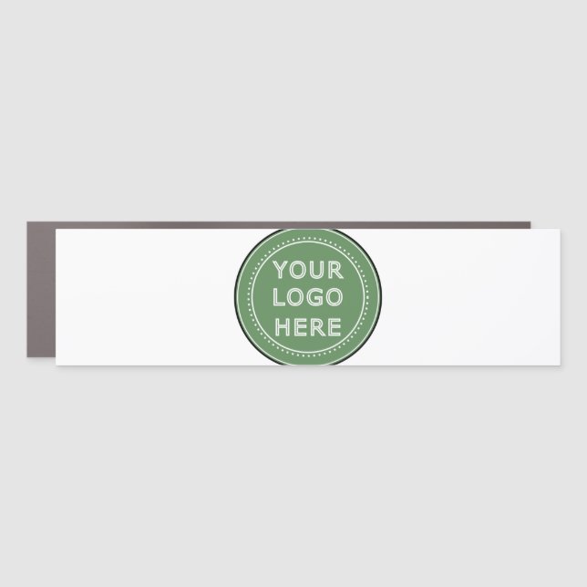personalized Modern, Minimalist, & Elegant  Car Magnet (Front)