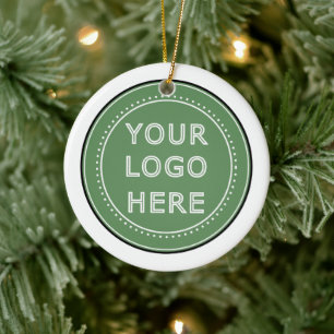 personalized Modern, Minimalist, & Elegant Ceramic Ornament