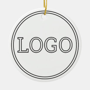 personalized Modern, Minimalist, & Elegant Ceramic Ornament