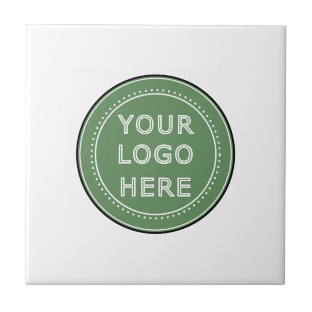 personalized Modern, Minimalist, & Elegant  Ceramic Tile (Front)