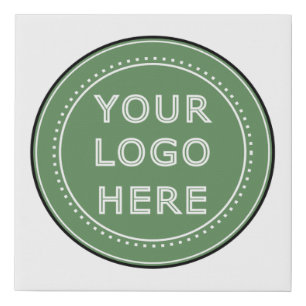 personalized Modern, Minimalist, & Elegant Faux Canvas Print