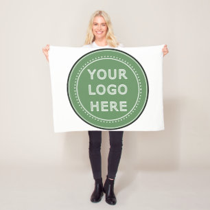 personalized Modern, Minimalist, & Elegant Fleece Blanket
