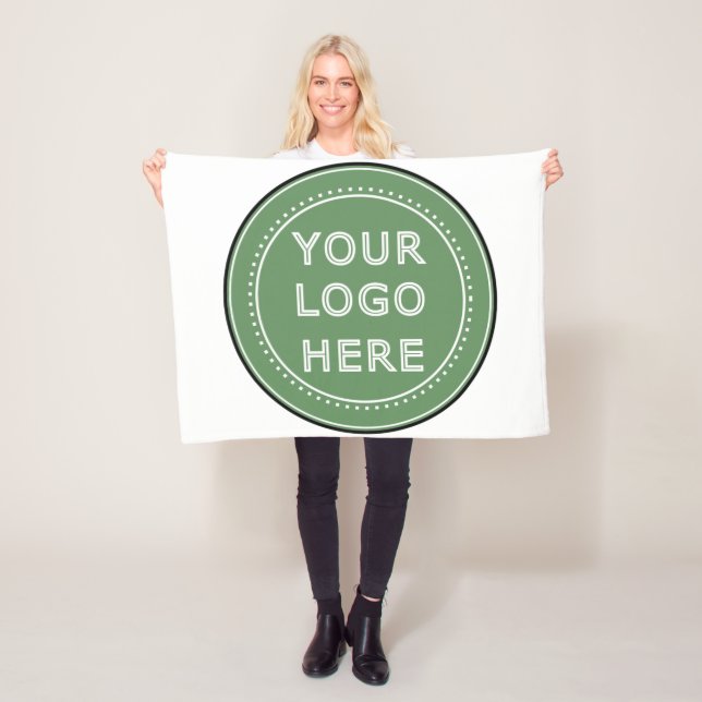 personalized Modern, Minimalist, & Elegant  Fleece Blanket (In Situ)