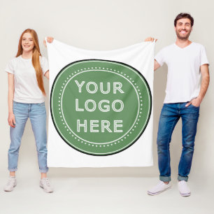 personalized Modern, Minimalist, & Elegant  Fleece Blanket