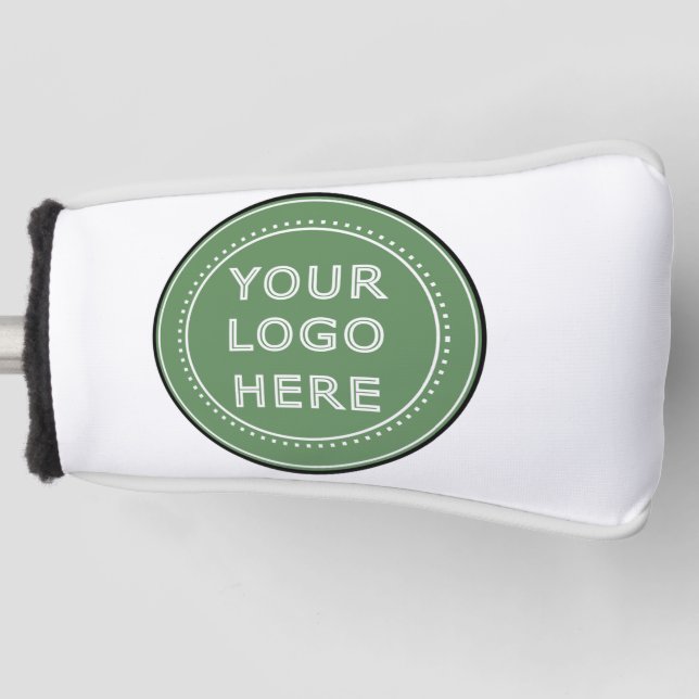 personalized Modern, Minimalist, & Elegant  Golf Head Cover (Front)