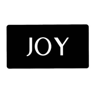 personalized Modern, Minimalist, & Elegant  Label