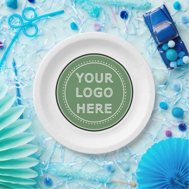 personalized Modern, Minimalist, & Elegant  Paper Plates (Party)