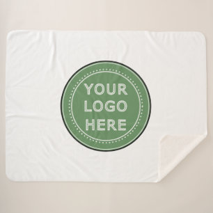 personalized Modern, Minimalist, & Elegant  Sherpa Blanket