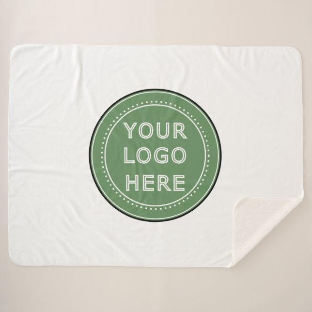 personalized Modern, Minimalist, & Elegant  Sherpa Blanket (Front (Horizontal))