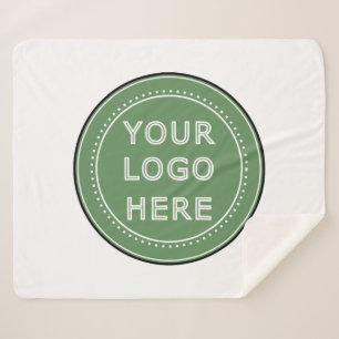 personalized Modern, Minimalist, & Elegant  Sherpa Blanket