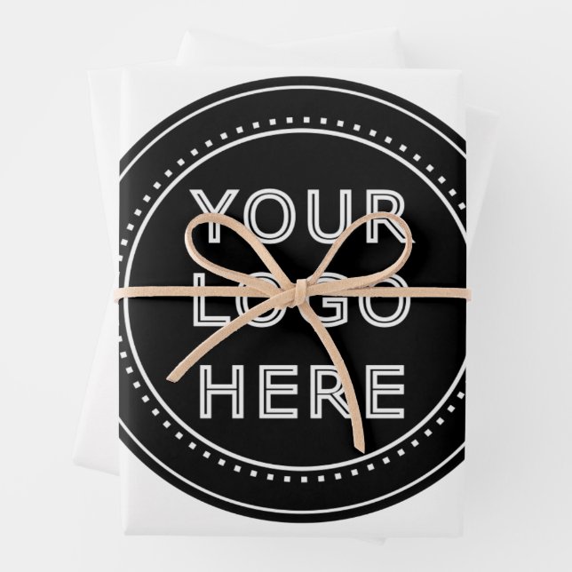 personalized Modern, Minimalist, & Elegant  Wrapping Paper Sheets (In situ)
