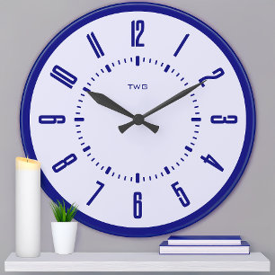 Personalized Modern Minimalist Large Clock
