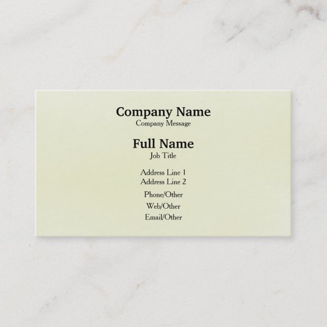 Personalized Modern Minimalist Simple Custom  Business Card (Front)