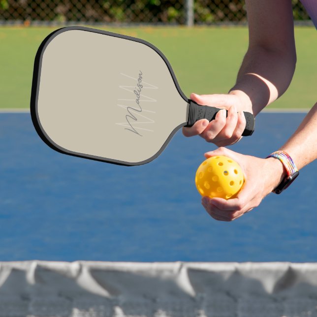 Personalized Modern Monogram Pickleball Paddle (Insitu)