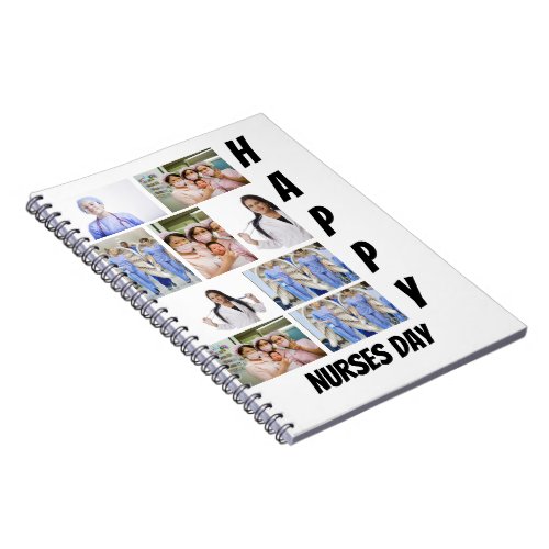 Personalized Modern Nurses Day 9  Photo Collage  Notebook