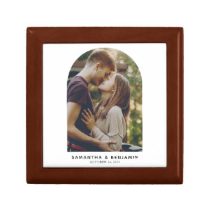 Personalized Modern Photo Keepsake Gift Box
