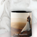 Personalized Modern Photo Mug Gift<br><div class="desc">Create a personalized photo mug today. Add your custom photo and optional text. Ideal for every day and special occasions.</div>