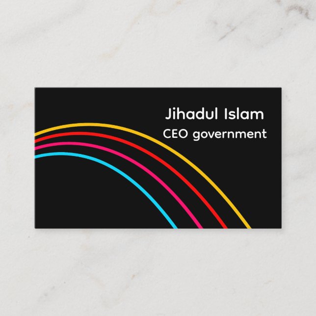 Personalized Modern Professional Business Card  (Front)