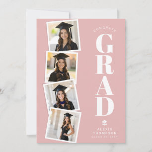Personalized Modern School College Graduation  Card
