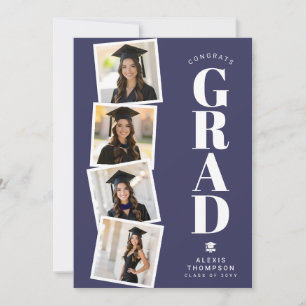 Personalized Modern School College Graduation Card
