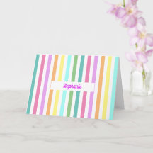Personalized Modern Stripe
