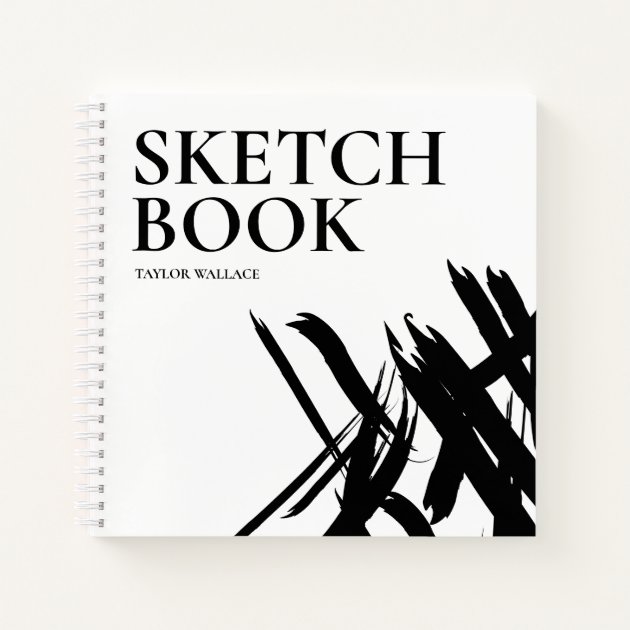 Personalized　Zazzle　Sketch　Modern　strokes　Book