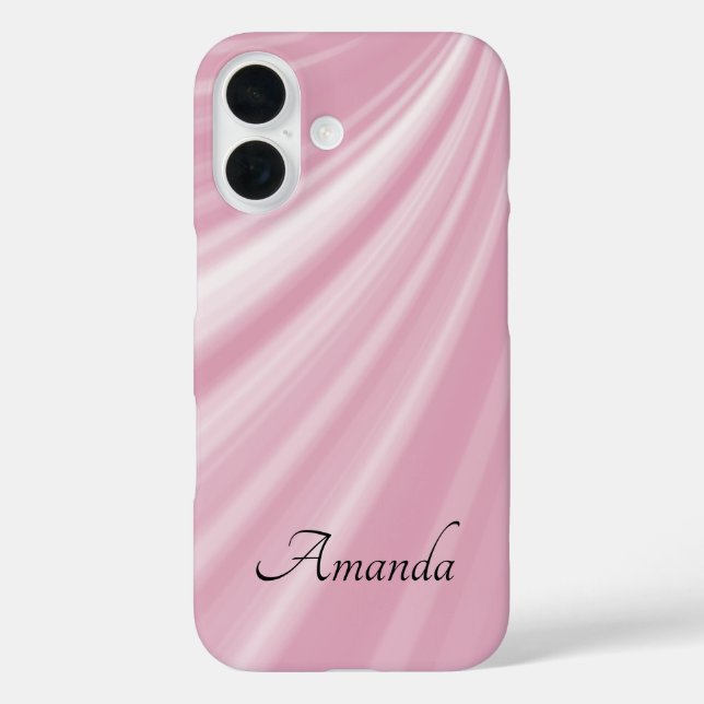 Personalized Modern Stylish Paste Pale Rose Pink Case-Mate iPhone Case (Back)