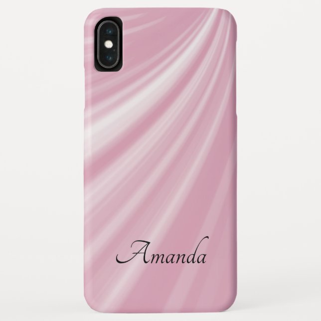 Personalized Modern Stylish Paste Pale Rose Pink Case-Mate iPhone Case (Back)