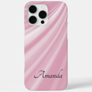 Personalized Modern Stylish Paste Pale Rose Pink iPhone 16 Pro Max Case