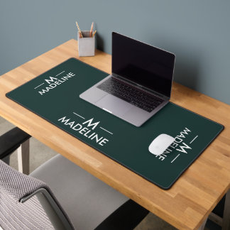 Personalized Modern Stylish Trendy  Desk Mat