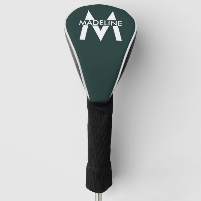  Personalized Modern Stylish Trendy  Golf Head Cover (Front)