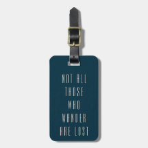 Personalized Modern Template Bag Tag