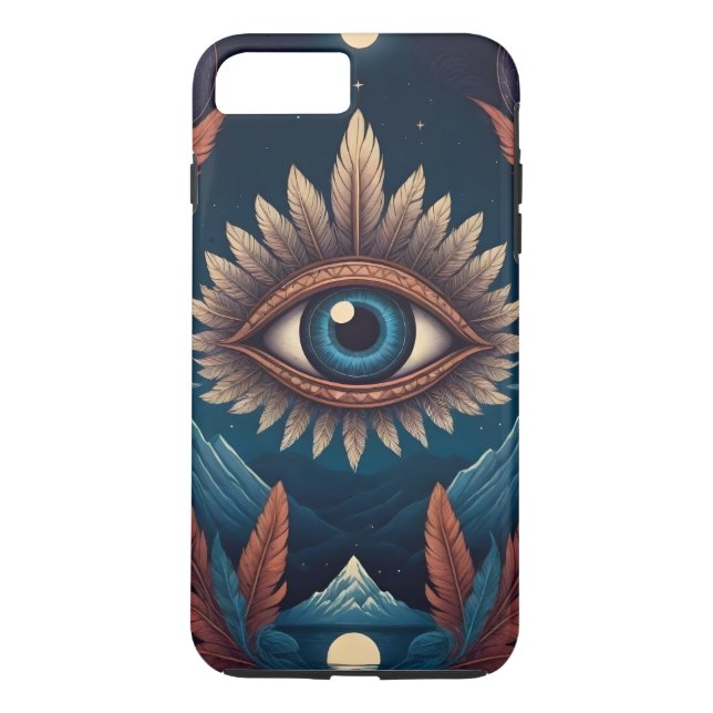 Personalized Modern Third eye Case-Mate iPhone Case (Back)