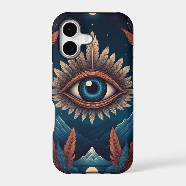 Personalized Modern Third eye Iphone Case (Back)