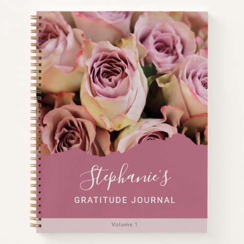 Personalized Modern Torn Photo Gratitude Journal