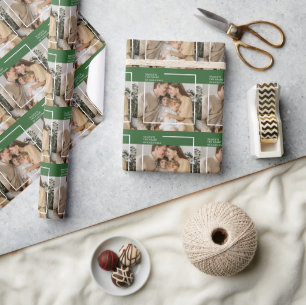 Personalized Modern Wrapping Paper with Photo